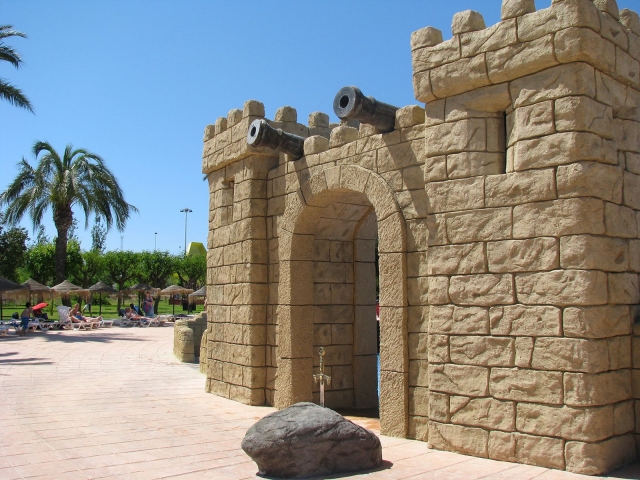 Castillo en el lago encantado